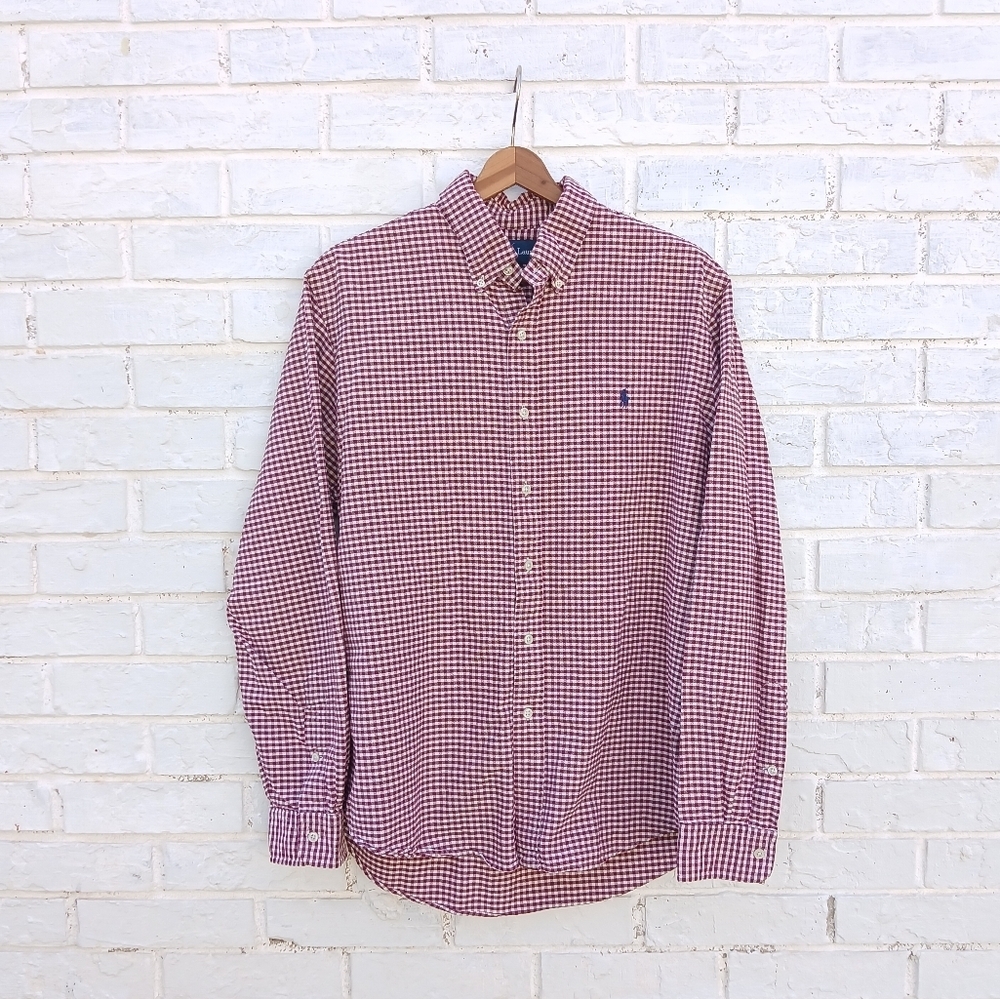 Vintage Ralph Lauren Gingham Check Shirt Large